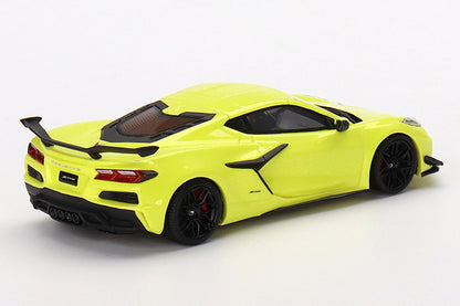 [ Back-order ] TSM TSM430670 1:43 Chevrolet Corvette Z06 2023 Accelerate Yellow model car