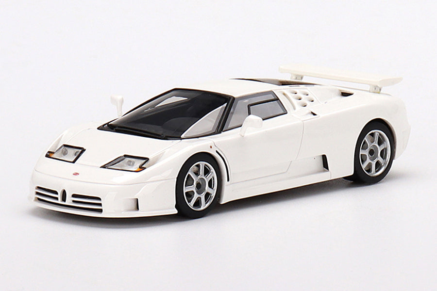 [ Back-order ] TSM TSM430673 1:43 Bugatti EB110 Super Sport Bianco Monaco White model car