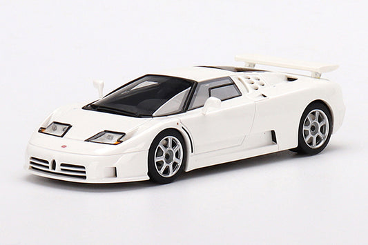 [ Back-order ] TSM TSM430673 1:43 Bugatti EB110 Super Sport Bianco Monaco White model car