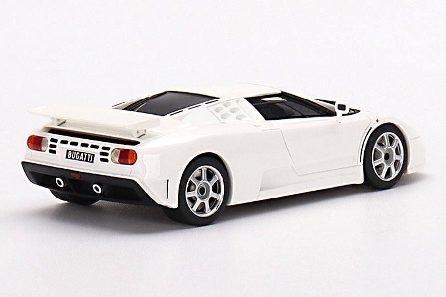 [ Back-order ] TSM TSM430673 1:43 Bugatti EB110 Super Sport Bianco Monaco White model car