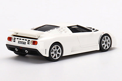 [ Back-order ] TSM TSM430673 1:43 Bugatti EB110 Super Sport Bianco Monaco White model car