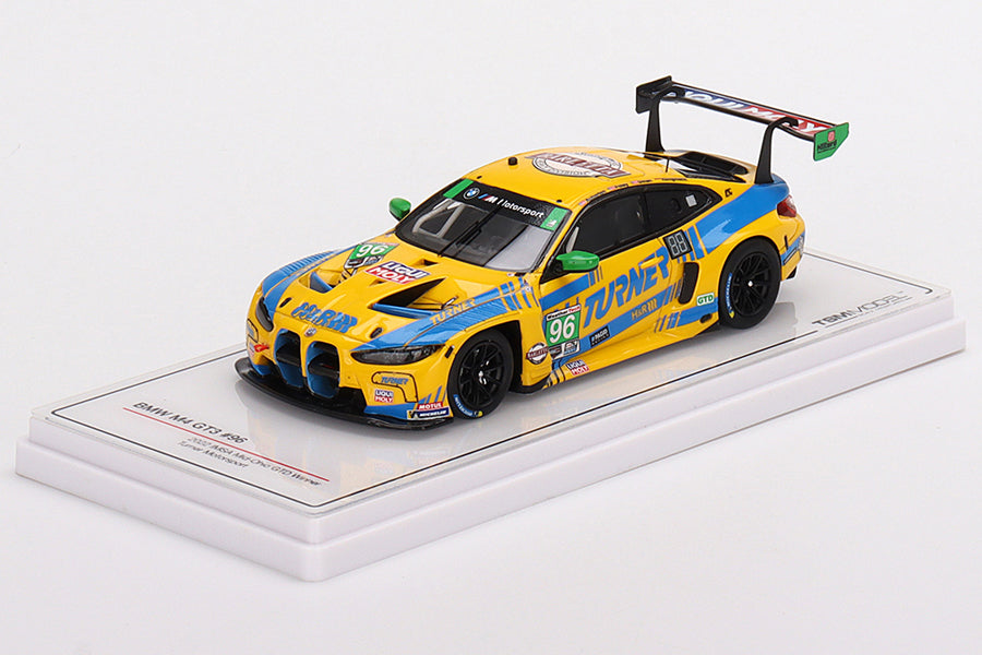 [ Back-order ] TSM TSM430678 1:43 BMW M4 GT3 IMSA Mid-Ohio 2022 GTD winner #96 Turner Motorsport model car