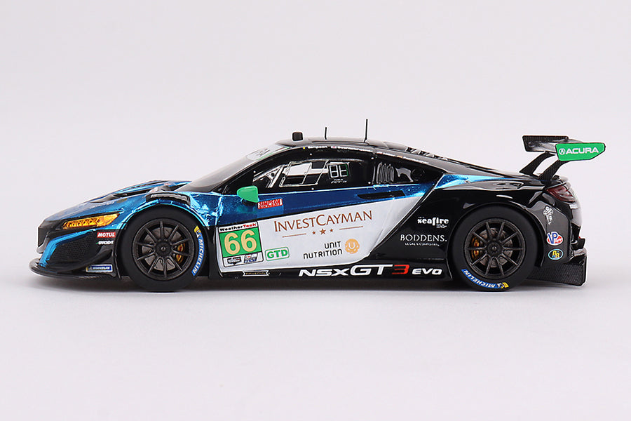 [ Back-order ] TSM TSM430681 1:43 Acura NSX GT3 EVO22 IMSA Daytona 24 Hours 2022 #66 Gradient Racing model car