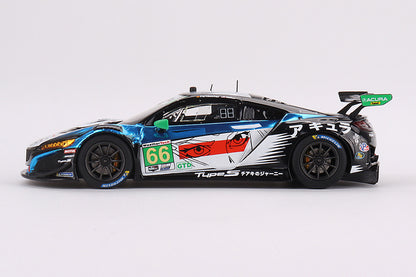 [ Back-order ] TSM TSM430682 1:43 Acura NSX GT3 EVO22 IMSA Long Beach GP 2022 #66 Gradient Racing model car