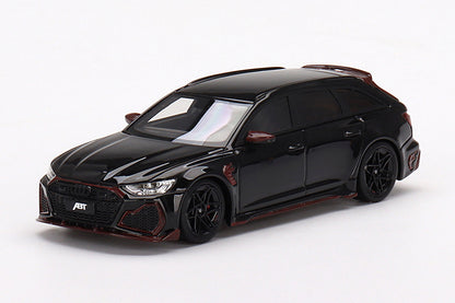 [ Back-order ] TSM TSM430696 1:43 ABT Audi RS 6 Johann Abt Signature Edition Black model car