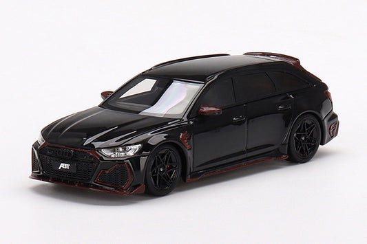 [ Back-order ] TSM TSM430696 1:43 ABT Audi RS 6 Johann Abt Signature Edition Black model car