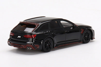 [ Back-order ] TSM TSM430696 1:43 ABT Audi RS 6 Johann Abt Signature Edition Black model car