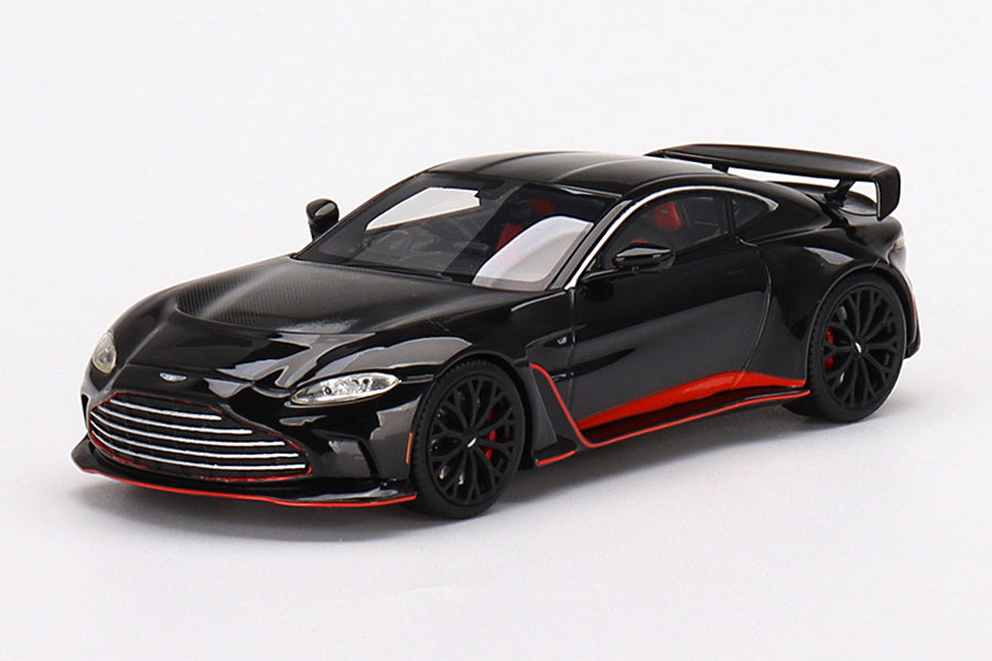 [ Back-order ] TSM TSM430698 1:43 Aston Martin V12 Vantage Jet Black model car