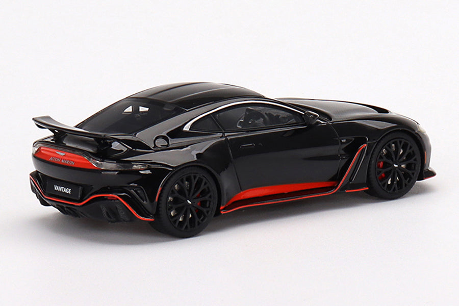 [ Back-order ] TSM TSM430698 1:43 Aston Martin V12 Vantage Jet Black model car