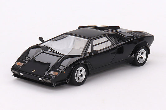 [ Back-order ] TSM TSM430703 1:43 Lamborghini Countach 5000S Black model car