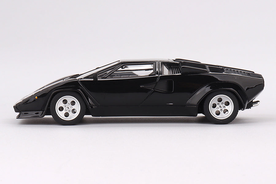 [ Back-order ] TSM TSM430703 1:43 Lamborghini Countach 5000S Black model car