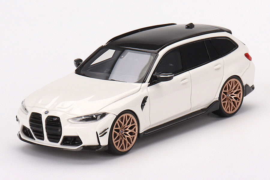 [ Back-order ] TSM TSM430722 1:43 BMW M3 M Performance G81 Alpine White model car