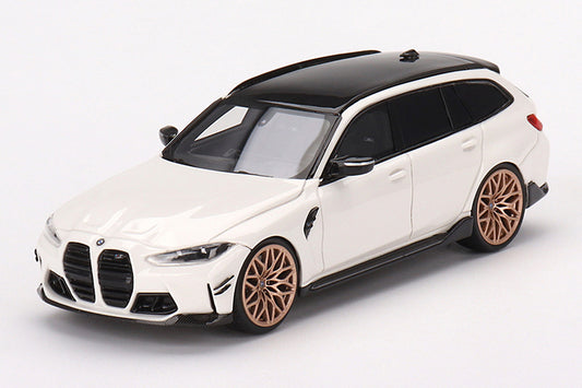 [ Back-order ] TSM TSM430722 1:43 BMW M3 M Performance G81 Alpine White model car