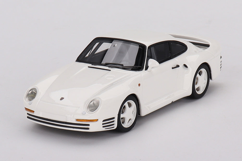 [ Back-order ] TSM TSM430740 1:43 Porsche 959 Grand Prix White model car