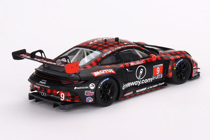 [ Back-order ] TSM TSM430743 1:43 Porsche 911 GT3 R IMSA Sebring 12 Hours GTD PRO Winner 2023 #9 Pfaff model car