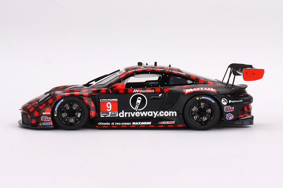 [ Back-order ] TSM TSM430743 1:43 Porsche 911 GT3 R IMSA Sebring 12 Hours GTD PRO Winner 2023 #9 Pfaff model car