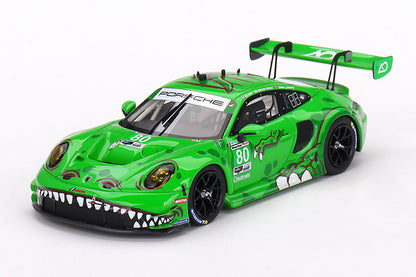[ Back-order ] TSM TSM430747 1:43 Porsche 911 GT3 R IMSA Sebring 12 Hours GTD 2023 #80 AO Racing model car