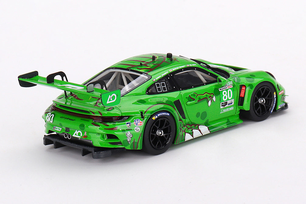 [ Back-order ] TSM TSM430747 1:43 Porsche 911 GT3 R IMSA Sebring 12 Hours GTD 2023 #80 AO Racing model car
