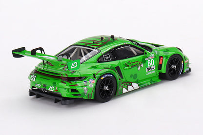 [ Back-order ] TSM TSM430747 1:43 Porsche 911 GT3 R IMSA Sebring 12 Hours GTD 2023 #80 AO Racing model car