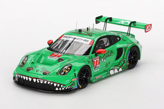 [ Back-order ] TSM TSM430801 1:43 Porsche 911 GT3 R IMSA Daytona 24 Hours GTD Pro 2024 #77 AO Racing model car