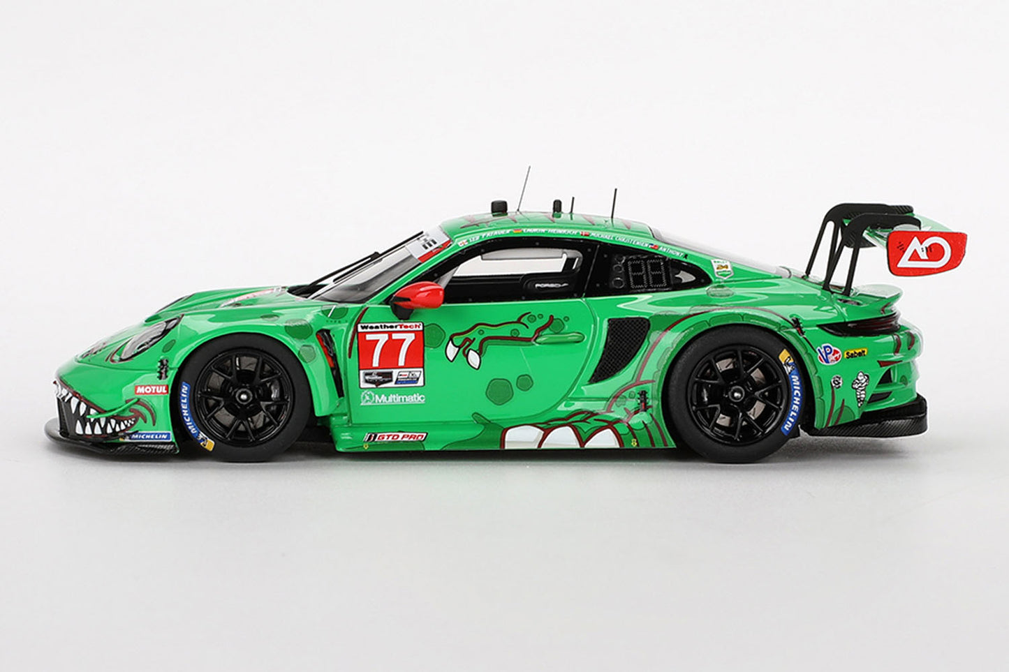 [ Back-order ] TSM TSM430801 1:43 Porsche 911 GT3 R IMSA Daytona 24 Hours GTD Pro 2024 #77 AO Racing model car