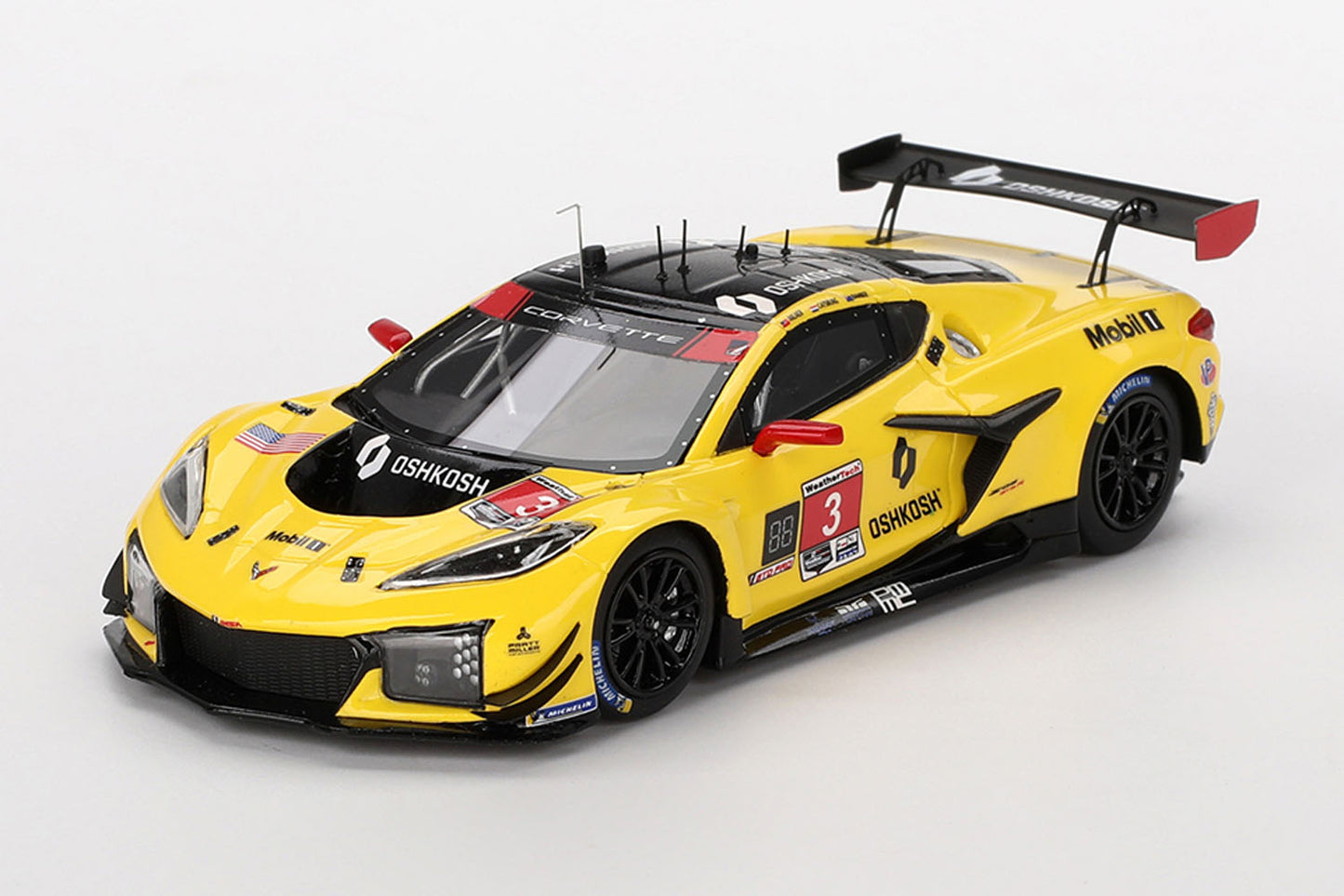 [ Back-order ] TSM TSM430802 1:43 Chevrolet Corvette Z06 GT3.R IMSA Daytona 24H '24 #3 Corvette Racing P. Miller model car