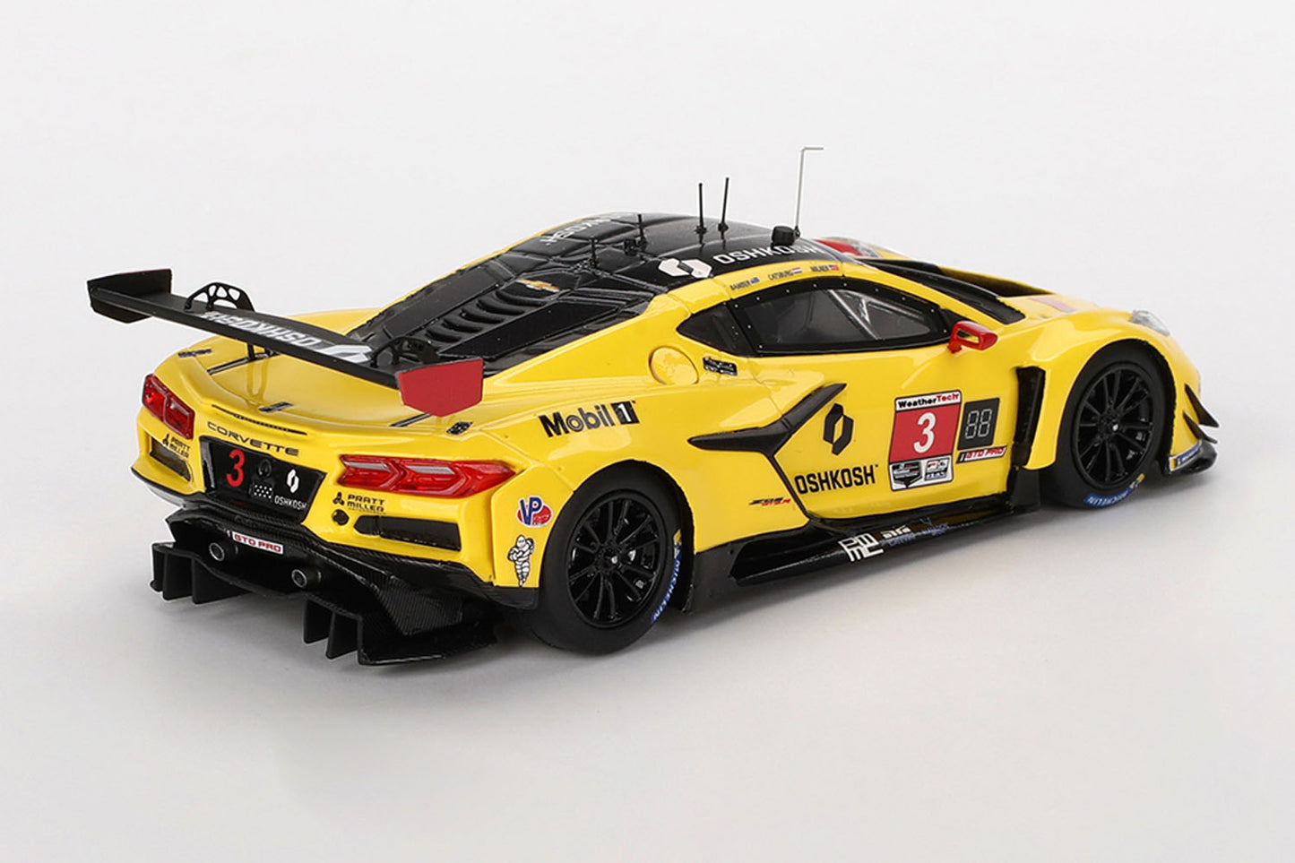 [ Back-order ] TSM TSM430802 1:43 Chevrolet Corvette Z06 GT3.R IMSA Daytona 24H '24 #3 Corvette Racing P. Miller model car