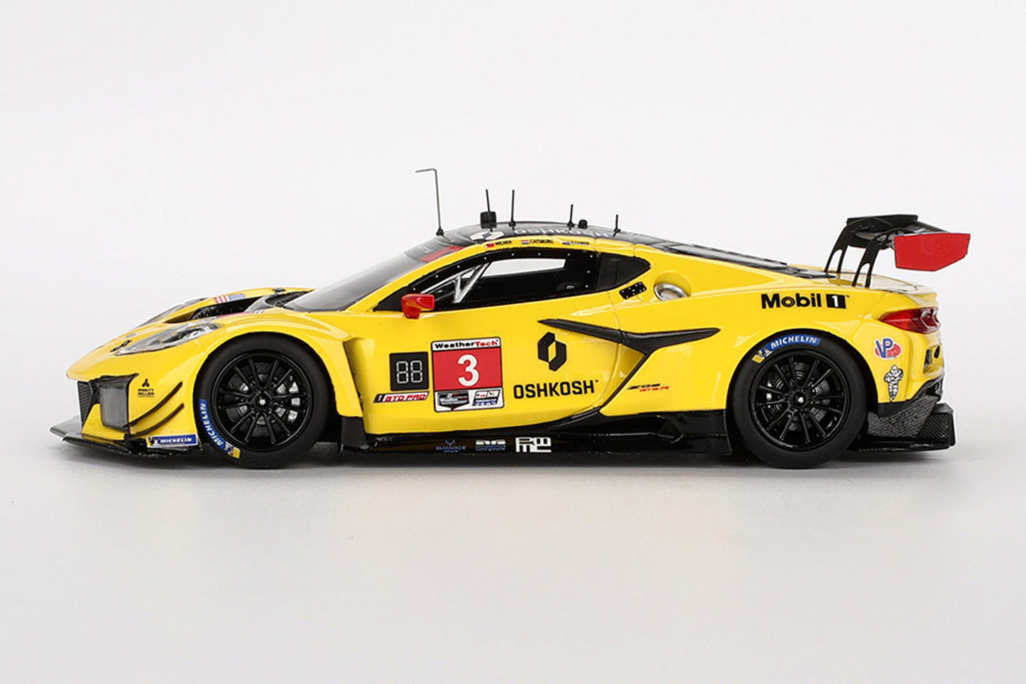 [ Back-order ] TSM TSM430802 1:43 Chevrolet Corvette Z06 GT3.R IMSA Daytona 24H '24 #3 Corvette Racing P. Miller model car