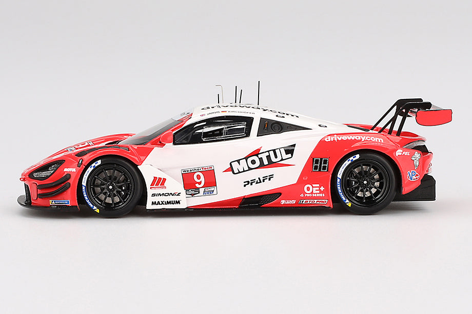[ Back-order ] TSM TSM430811 1:43 McLaren 720 GT3 EVO IMSA Motor Course de Monterey '24 #9 Pfaff model car