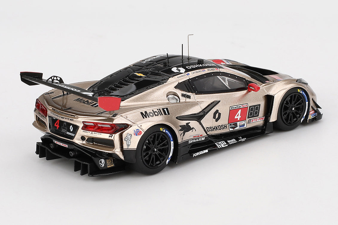 [ Back-order ] TSM TSM430818 1:43 Chevrolet Corvette Z06 GT3.R IMSA Sebring 12H '24 #4 Corvette model car