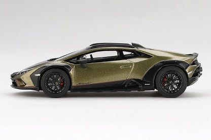 [ Back-order ] TSM TSM430833 1:43 Lamborghini Huracan Sterrato Verde Gea Matt Matte Green model car