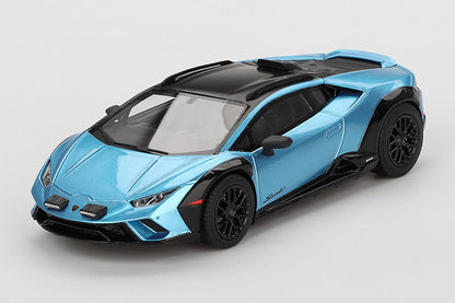 [ Back-order ] TSM TSM430834 1:43 Lamborghini Huracan Sterrato Blu Aegir (Blue) model car