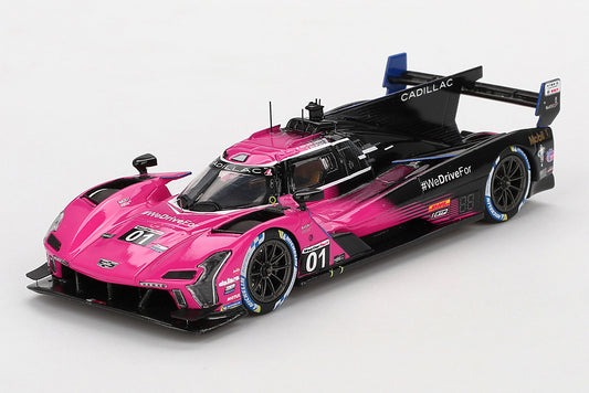 [ Back-order ] TSM TSM430837 1:43 Cadillac V-Series R IMSA Petit Le Mans 2024 Winner #01 Cadillac Racing model car