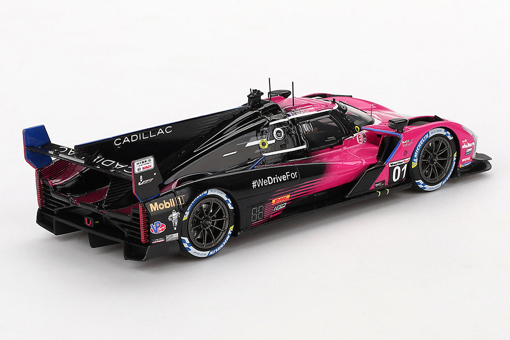 [ Back-order ] TSM TSM430837 1:43 Cadillac V-Series R IMSA Petit Le Mans 2024 Winner #01 Cadillac Racing model car