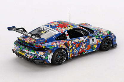 [ Back-order ] TSM TSM430839 1:43 Porsche 911 GT3 Cup Porsche Carrera Cup 2024 ProAM #9 BINGO RACING Shinji Takei model car