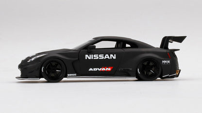 [ Back-order ] TSM TSMV0013 1:43 LB-Silhouette WORKS GT Nissan 35GT-RR Version 2 Matte Black LBWK model car