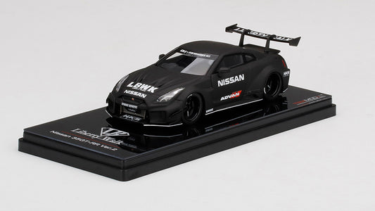 [ Back-order ] TSM TSMV0013 1:43 LB-Silhouette WORKS GT Nissan 35GT-RR Version 2 Matte Black LBWK model car