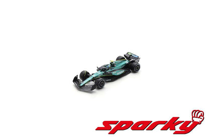 Y380 Spark Sparky 1:64 Aston Martin Aramco F1 Team AMR24 #14 2024 F. Alonso model car