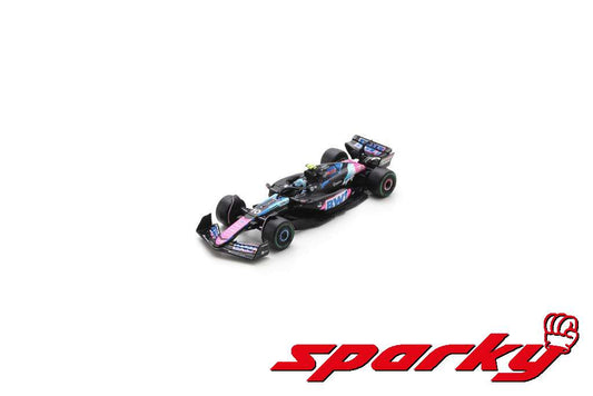 Y413 SPARK sparky 1:64 BWT Alpine F1 Team A524 3rd Brazilian GP 2024 P. Gasly #10 150th GP Race model car