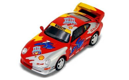 [ Back-order ] Tiny YCOMBO64006 1:64 sparky Porsche 993 Shell Carrera Cup 1993 set of 2 with rear spoiler model car