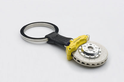 [Back-order] AUTOart 40092 Brake Disc Key Chain (6-POT/Yellow Caliper)