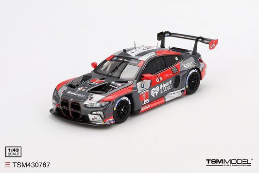 [ Back-order ] TSM TSM430787 1:43 BMW M4 GT3 IMSA 12 Hours of Sebring 2024 #1 Paul Miller Racing model car