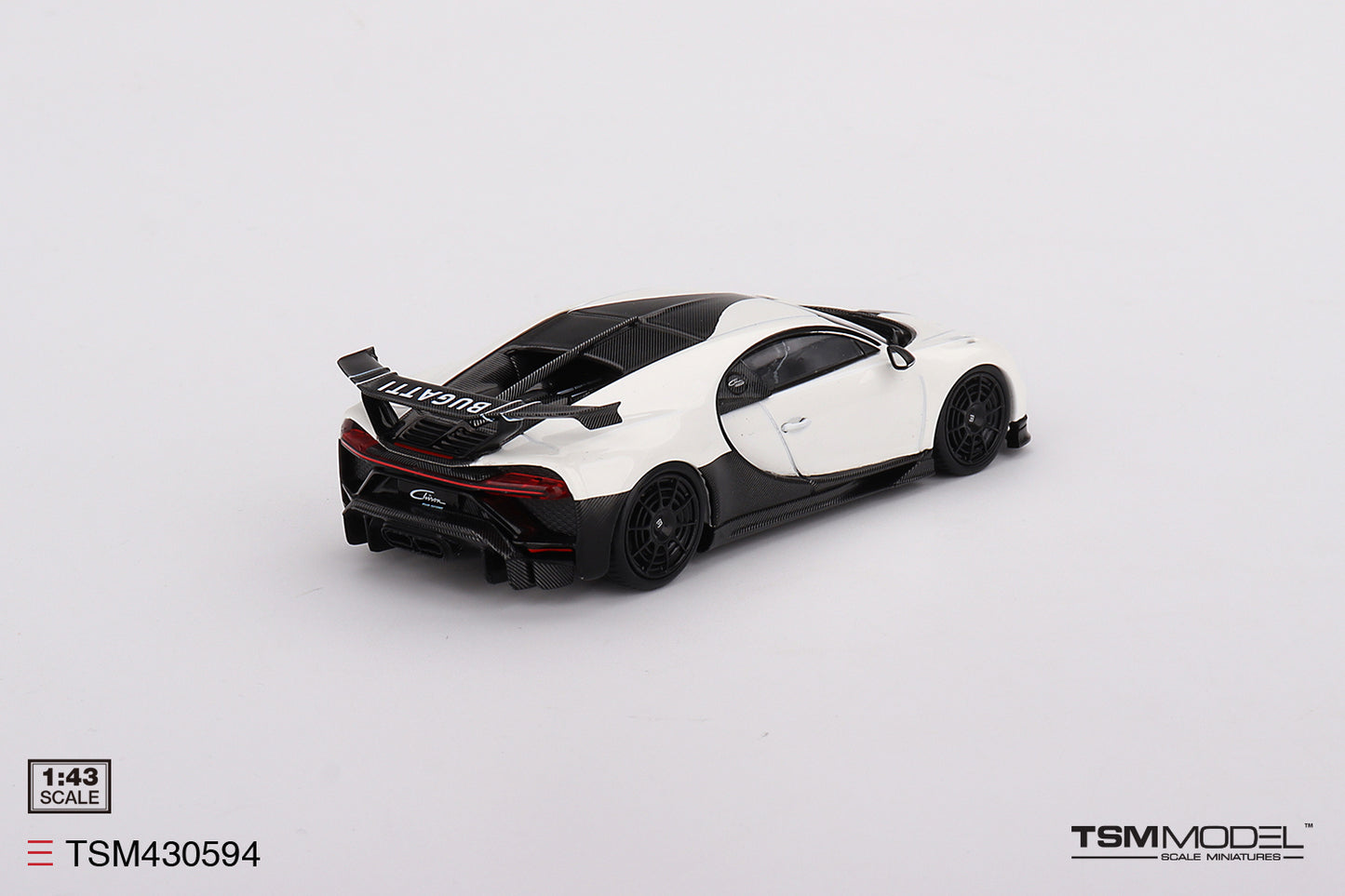[ Back-order ] TSM TSM430594D 1:43 Bugatti Chiron Pur Sport White model car