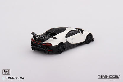 [ Back-order ] TSM TSM430594D 1:43 Bugatti Chiron Pur Sport White model car