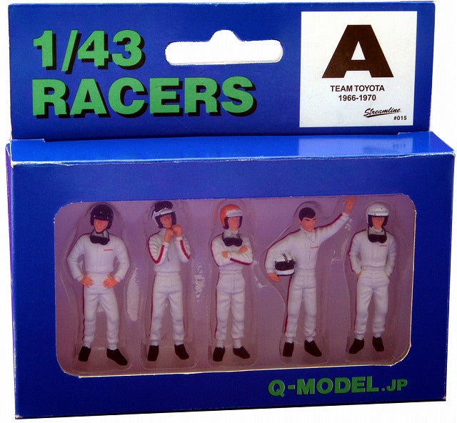 [Back-order] Q-MODEL QMC010 1:43 RACER A Team TOYOTA 1966-1970 Painted Figuree