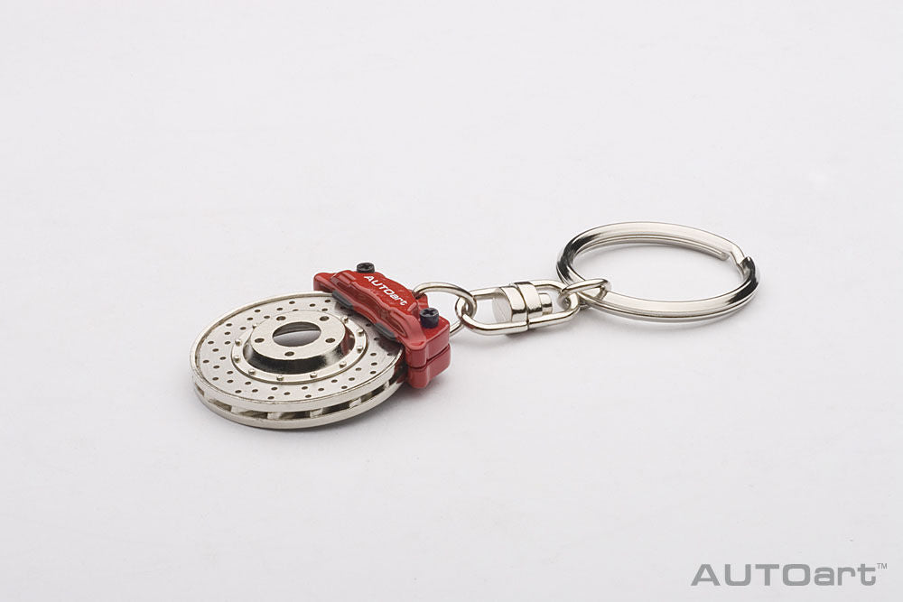 [Back-order] AUTOart 40057 Brake Disc Key Chain Evolution (Red Caliper)