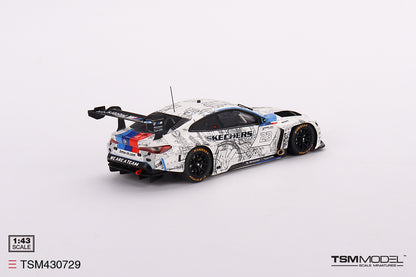 [ Back-order ] TSM TSM430729 1:43 BMW M4 GT3 Test Livery 2022 #23 BMW M Team WRT model car