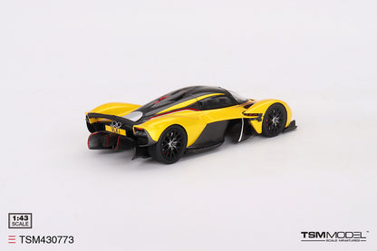 [ Back-order ] TSM TSM430773 1:43 Aston Martin Valkyrie Sunburst Yellow model car