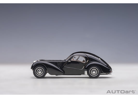 [Back-order] AUTOart 50946 1:43 Bugatti Type 57SC Atlantic 1938 (Black/Disc Wheel)