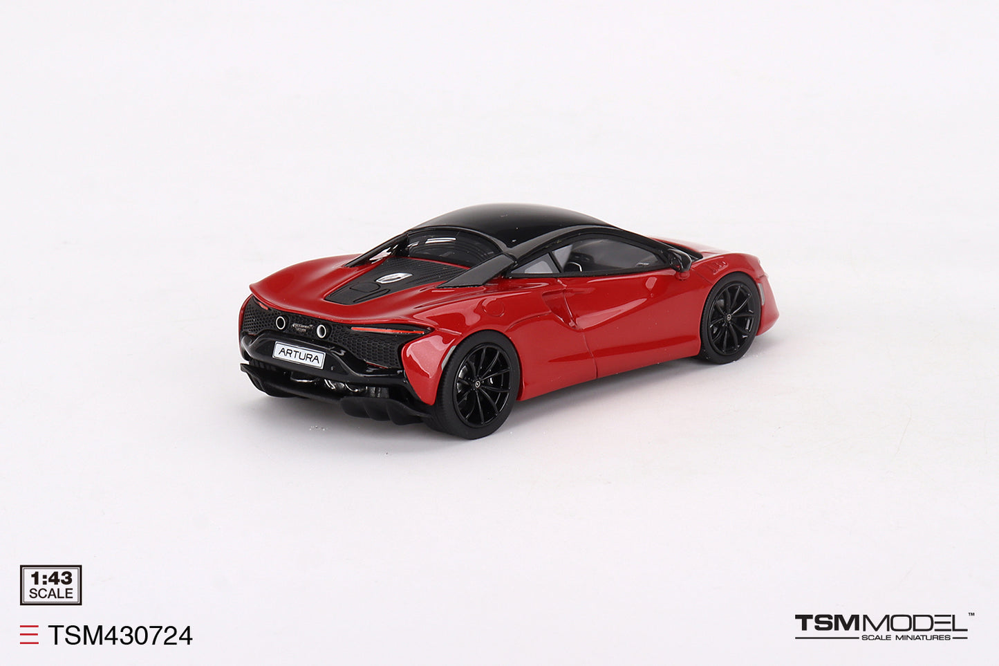 [ Back-order ] TSM TSM430724 1:43 McLaren Artura Vermilion Red model car